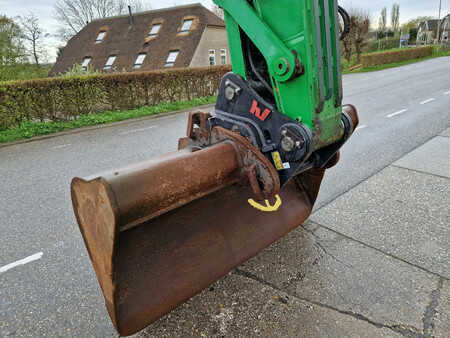 Excavadoras de ruedas 2015 Hyundai Robex 160W-9A met 6-cilinder Cummins motor (21)