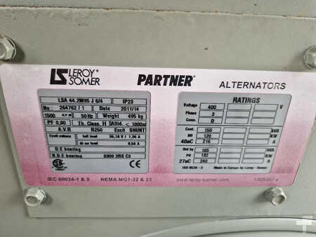 Stromgenerator 2011 Atlas Copco QAS150 met Leroy Somer generator (16)