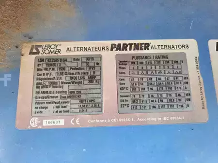 Power Generator 0 SDMO ± 45 kVA met motorschade (12)