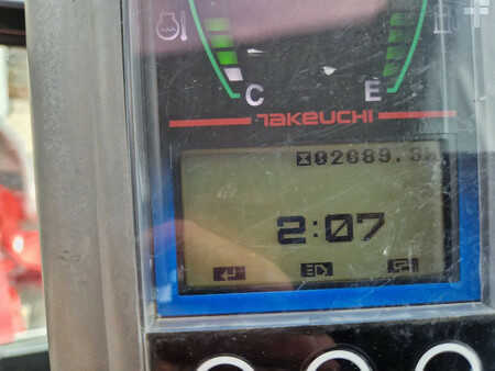Minigrävare 2020 Takeuchi TB216 met 2089 uur (9)