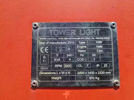 Andet 2010 Tower Light VB9 mobiele lichtmast 9m. hoog (16)