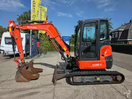 Minigraver 2019 Kubota U36-4 met 4917 uur en slangbreuk (19)