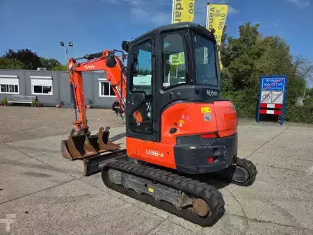 Minigraver 2019 Kubota U36-4 met 4917 uur en slangbreuk (2)