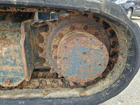 Minigraver 2014 Hyundai Robex CR60-9 met airco en 3 bakken (16)