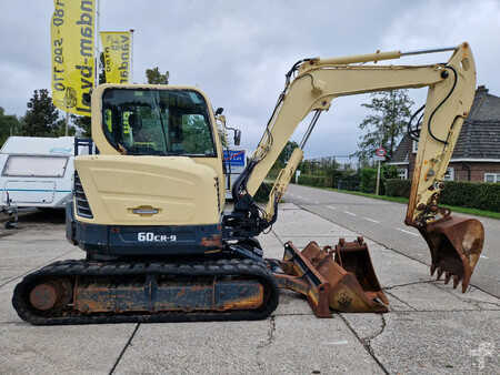 Minigraver 2014 Hyundai Robex CR60-9 met airco en 3 bakken (22)