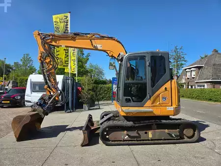 Mini pelle 2017 Case CX75C SR met draai/kantelstuk (26)