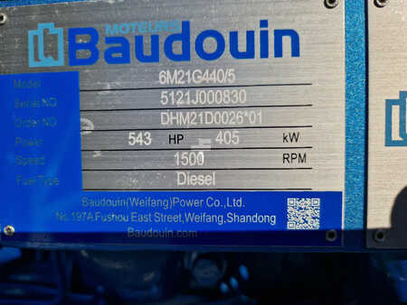 Power Generator 2022 Baudouin UNUSED Teksan UK TJ440BD gen set 440 kVA Baudouin 6-cilinder (16)