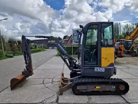 Minikaivinkoneet 2018 Volvo ECR25D met maar 2562 uur (22)