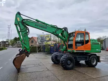 Mobiele graafmachines 2015 Hyundai Robex 160W-9A with 6-cylinder Cummins (1)