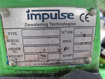 Pompfontijne BBA CL elektrische 380V. hogedrukpompen (2X)