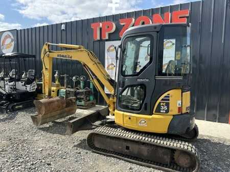 Mini excavadoras 2011 Komatsu PC35MR-3 (6)