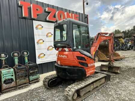 Kubota U25-3 Cabine à 18500 E HT