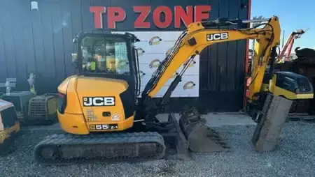 Mini kotrógép 2017 JCB 55Z-1 POWERTILT à 25 900 € HT (1)