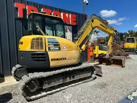 Minibagger 2011 Komatsu PC80MR-3 à 28 500 € HT (1)