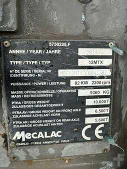 Mecalac 12 MTX Mit 5 Löffeln und Eine Gabel