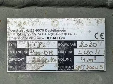 Hjullæsser 2020 Volvo L 120 H - Hochkippschaufel - BJ. 2020 (6)