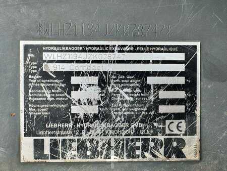 Beltegraver 2015 Liebherr R914 Compat **BJ.2015 *6128H/SW/Klima/ZSA/TOP (15)