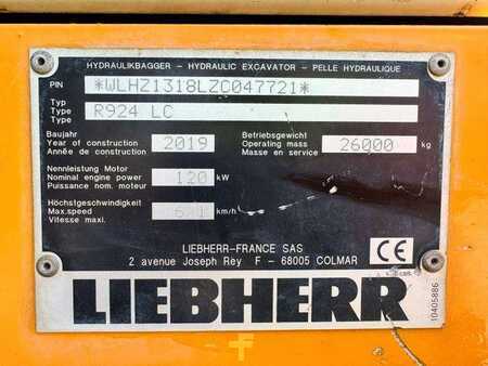 Korečková rýpadla 2019 Liebherr R924 LC **BJ. 2019 *4000H/SW/ZSA/TOP/3m Breit (15)