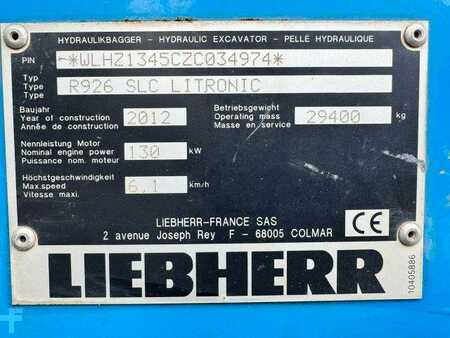 Korečková rýpadla 2012 Liebherr R926 **BJ. 2012 *8050H/SW/ZSA/TOP (15)