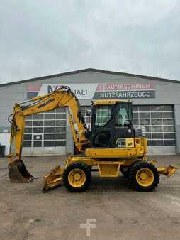 Mobilbagger 2008 Komatsu PW98 MR-6 **BJ 2008 *10550H/Alle Leitungen /SW (1)