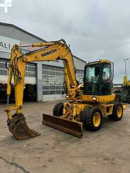 Mobilbagger 2008 Komatsu PW98 MR-6 **BJ 2008 *10550H/Alle Leitungen /SW (3)