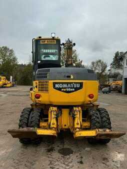 Mobilbagger 2008 Komatsu PW98 MR-6 **BJ 2008 *10550H/Alle Leitungen /SW (5)