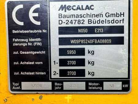 Kolové nakladače 2015 Mecalac AX850 * Schaufel & Gabel Top Zustand (3)