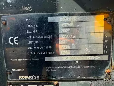 Radlader 2007 Komatsu WA 320-5 //BJ 2007 / 10549H/ZSA/Klima (19)