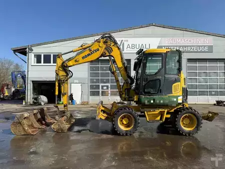 Mobil gravemaskin 2013 Komatsu PW 98 MR-8 //BJ. 2013/14351H/SW/4 Buckets (1)