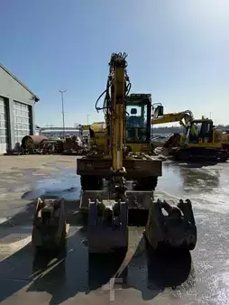 Mobil gravemaskin 2013 Komatsu PW 98 MR-8 //BJ. 2013/14351H/SW/4 Buckets (8)