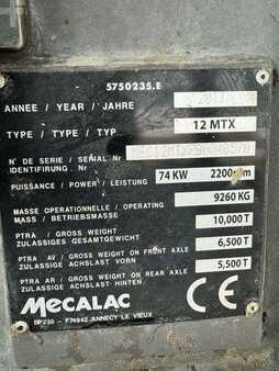 Mobil gravemaskin 2011 Mecalac 12 MTX Mit 4Löffeln und Eine Gabel (12)
