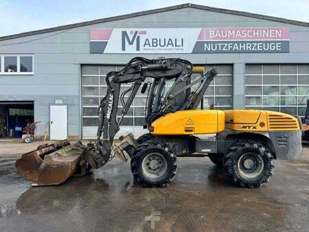 Mobil gravemaskin 2011 Mecalac 12 MTX Mit 4Löffeln und Eine Gabel (6)