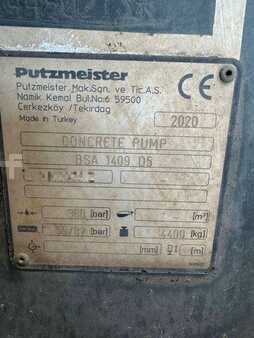 Putzmeister 3X Putzmeister BSA1409 D5 Concrete pump/ BJ 2020