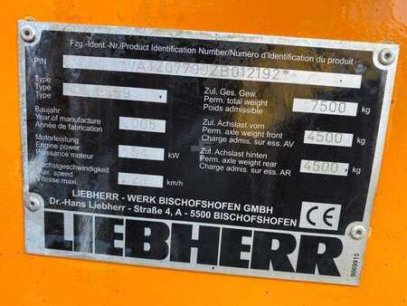 Radlader 2005 Liebherr L509 Stereo **BJ. 2005 *11510 H/SW/Klappschaufel (15)
