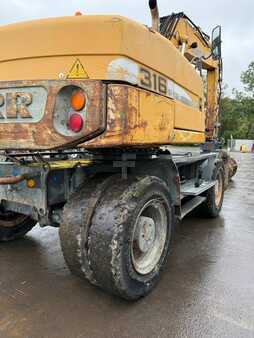 Pelle sur pneus 2008 Liebherr A 316 Litronic **BJ. 2008 * 9635 H/Greifer/ZSA (13)