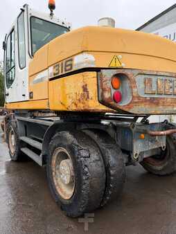 Pelle sur pneus 2008 Liebherr A 316 Litronic **BJ. 2008 * 9635 H/Greifer/ZSA (14)
