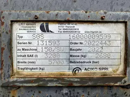 Hjullæsser 2023 Volvo L 150 H - Schaufel mit Schnellwechsler - BJ. 2023 (9)