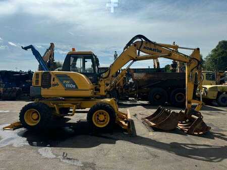 Mobilní bagry 2009 Komatsu PW110 R **BJ 2009 *4380 H/Alle Leitungen /SW (7)