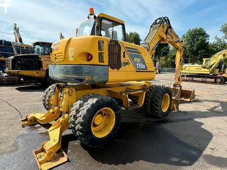 Mobilní bagry 2009 Komatsu PW110 R **BJ 2009 *4380 H/Alle Leitungen /SW (8)