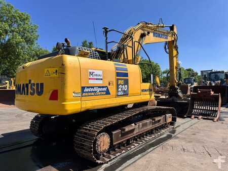 Koparki gąsienicowe 2016 Komatsu PC210 LC-10 *BJ.2016 *9100H/GPS 2D -OilQuick 70/55 (6)