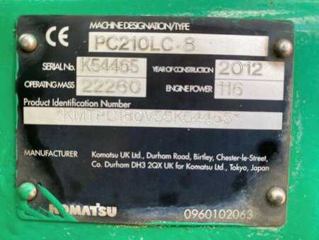 Komatsu PC210 LC-8 *BJ. 2012*16482/Klima/Hammerleitg/SW*