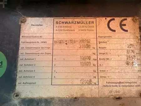 Övrigt 2011 Schwarzmüller SANH  - - 2 Achse Kippauflieger - EZ. 2011 (14)