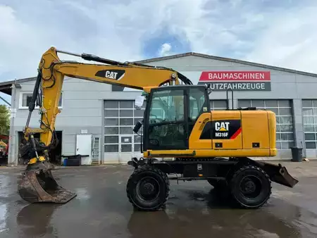 Mobiele graafmachines 2016 Caterpillar M 316 F //BJ. 2016 / 10175H/SW/ZSA/Rototilt/Schild (1)