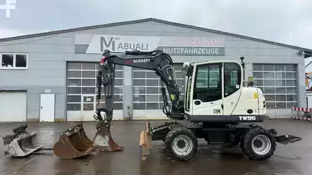 Kerekes kotrógép 2017 Yanmar TW 95 // BJ. 2017 / 5888H/SW/ZSA/4 Löffel/ 1 Gabel (1)