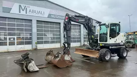Kerekes kotrógép 2017 Yanmar TW 95 // BJ. 2017 / 5888H/SW/ZSA/4 Löffel/ 1 Gabel (2)