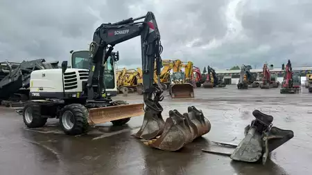 Kerekes kotrógép 2017 Yanmar TW 95 // BJ. 2017 / 5888H/SW/ZSA/4 Löffel/ 1 Gabel (7)
