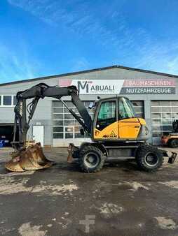 Mobil gravemaskin 2013 Mecalac 714 MW ** BJ. 2013 *14979/SW/3 Löffel (1)