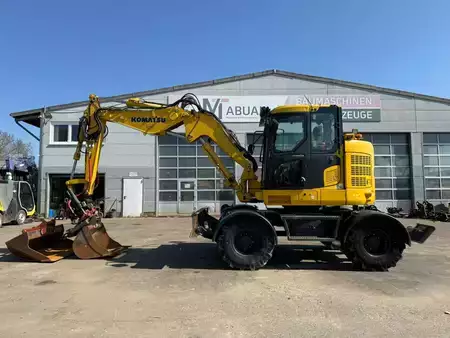 Mobil gravemaskin 2021 Komatsu PW 118 MR-11 // BJ. 2021/5055H/ZSA/SW/Rototilt/ (1)