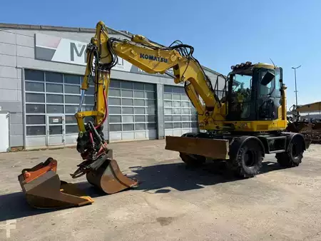 Mobil gravemaskin 2021 Komatsu PW 118 MR-11 // BJ. 2021/5055H/ZSA/SW/Rototilt/ (2)