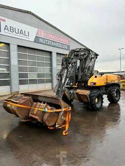 Mobil gravemaskin 2008 Mecalac 12 MTX Mit 4 Löffeln und Eine Gabel (1)